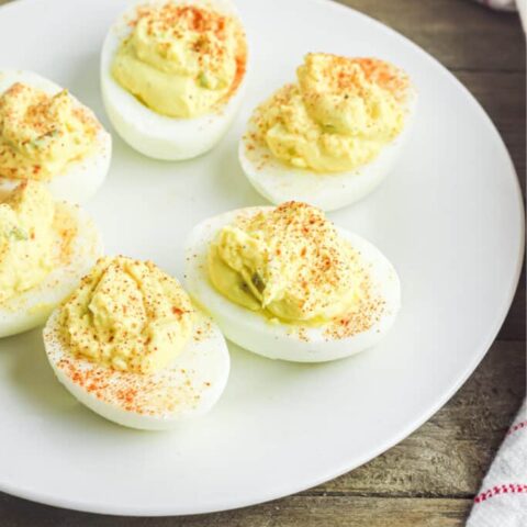 Image for No Mayo Deviled Eggs