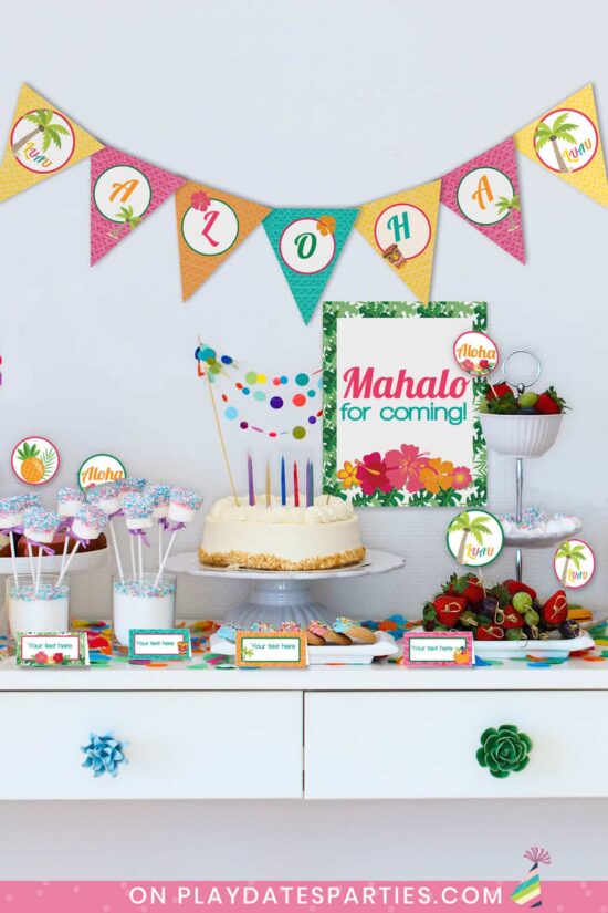 Free Luau Party Printables