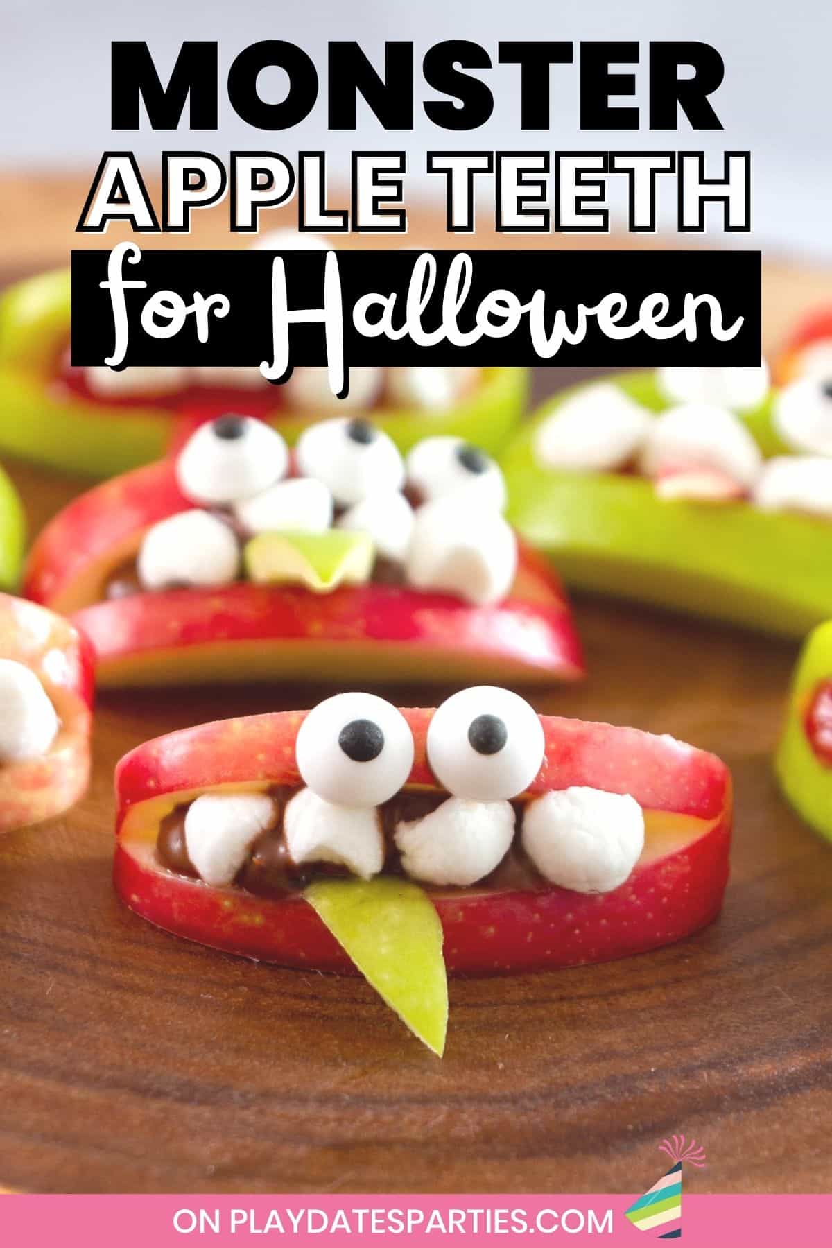 Monster Apple Teeth for Halloween