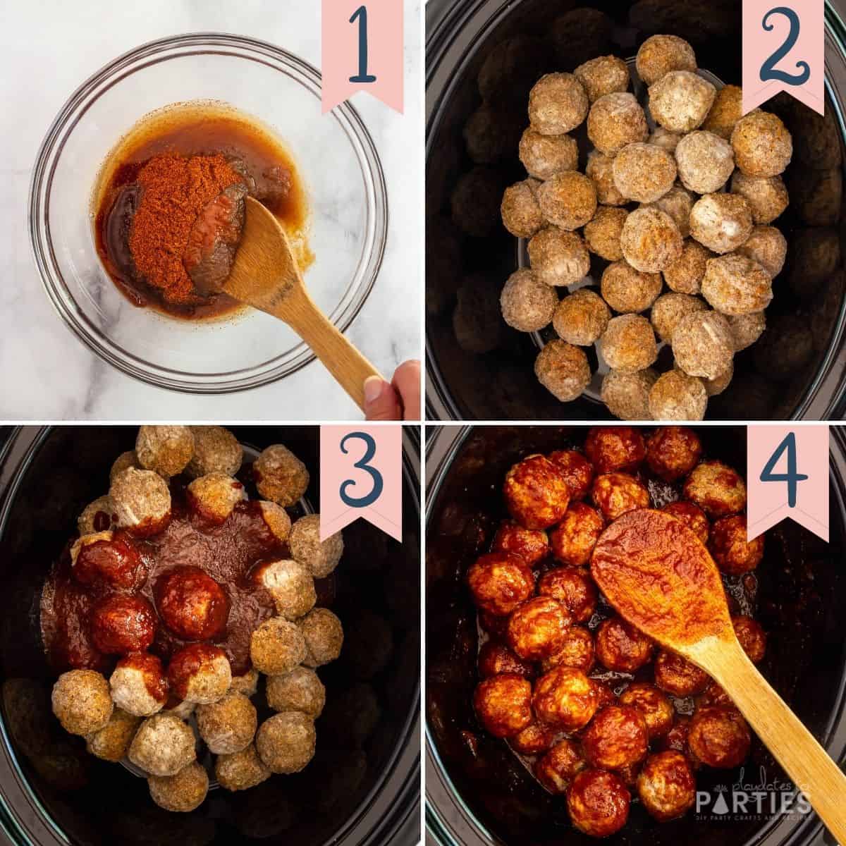 how to make crockpot meatballs