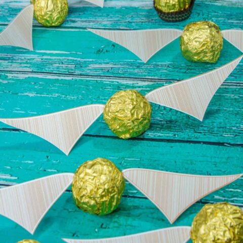 Ferrero Rocher Golden Snitch Wings (Tutorial + Printable)