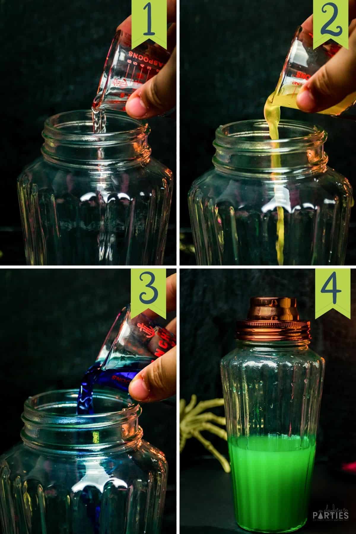 How to make a Frankenstein Green Halloween Margarita