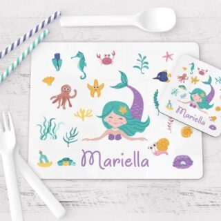 Image for Mermaid Placemat With Name