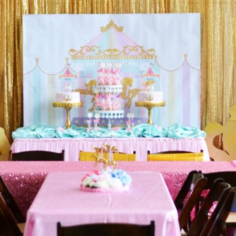 Image for Pastel Carousel Birthday Party