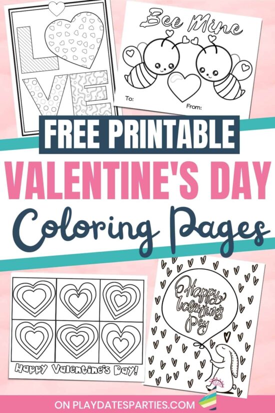 Free Valentine's Day Coloring Pages Printable