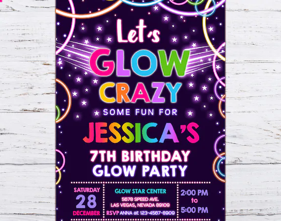 21 Clever Glow In The Dark Party Ideas Your Kids Would Love