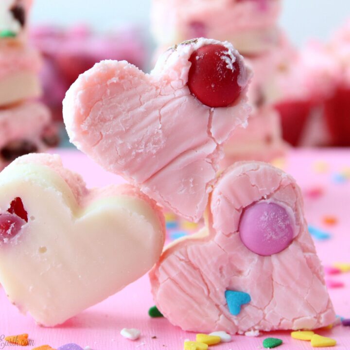 Image for White Chocolate Strawberry Fudge Recipe