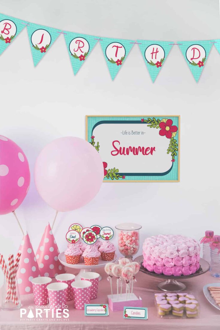 Baby Girl Shower Decorations DIY Style - Create and Babble