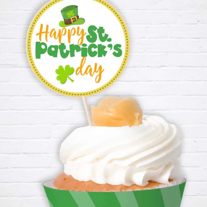 Image for St. Patrick's Day Circle Tags