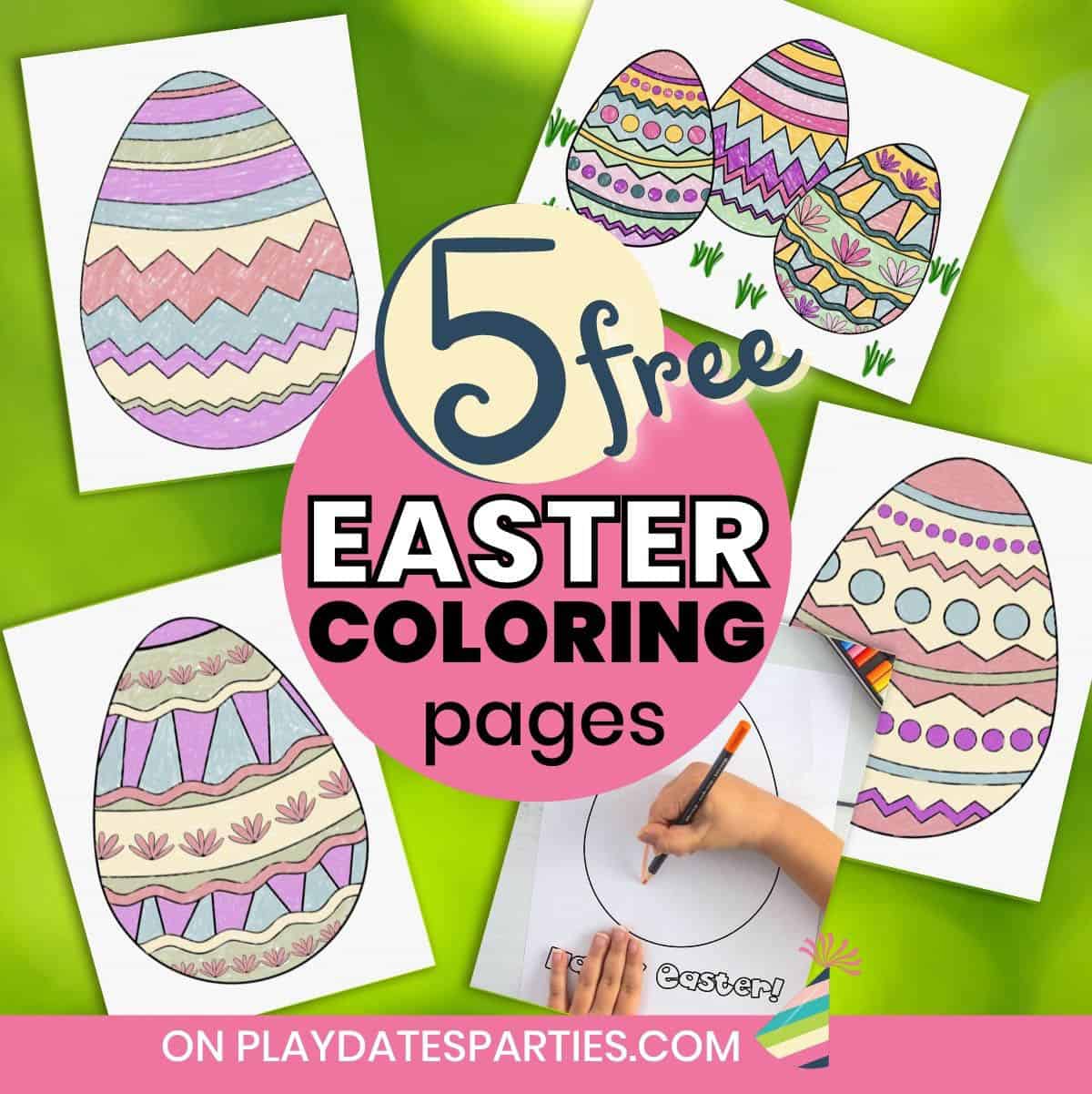 Free Printable Easter Egg Coloring Pages