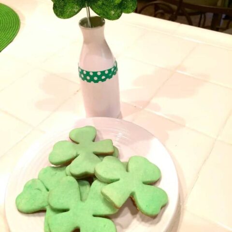 Image for Shamrock Cream Cheese Cookies