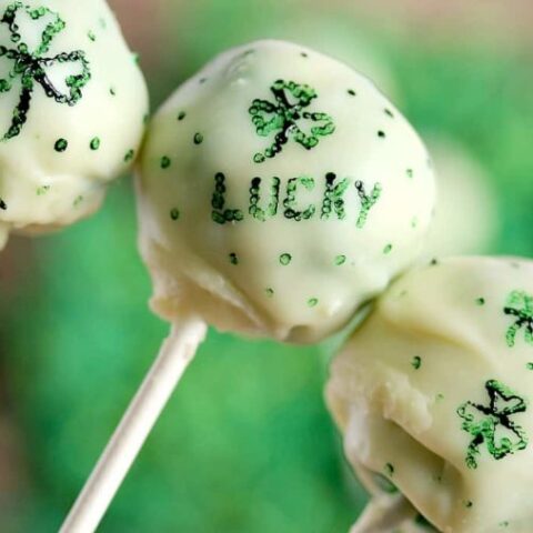 Image for Green St. Patrick's Day Cake Pops Recipe