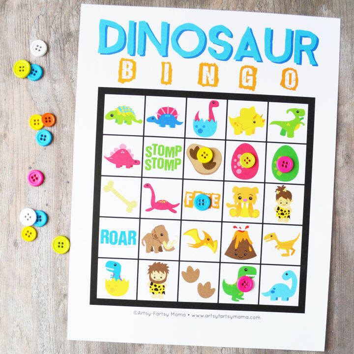 Image for Free Printable Dinosaur Bingo