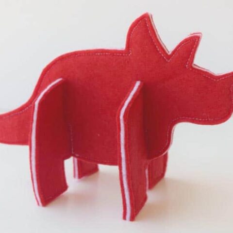 Image for Felt 3D Puzzle Dinosaurs Pattern Release