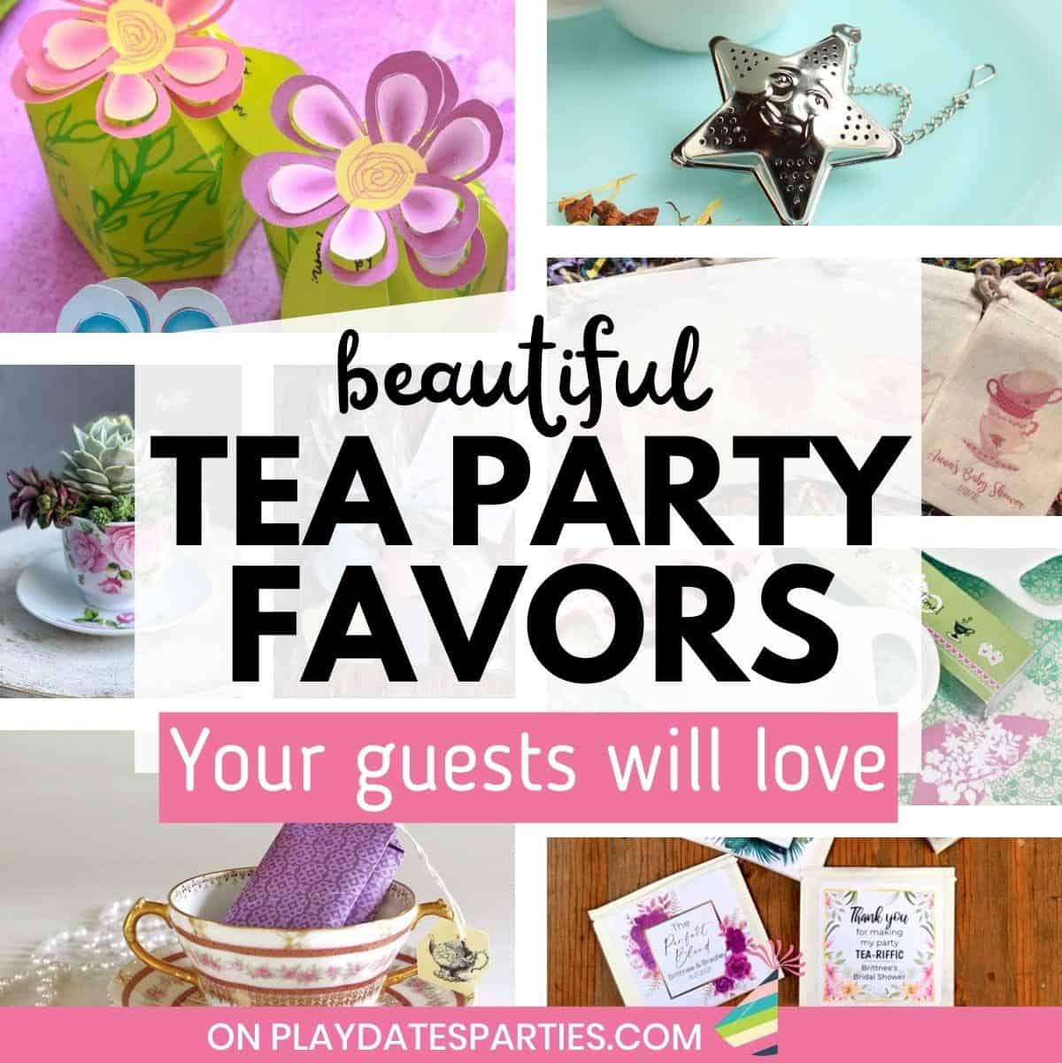 11 Cute And Unique Tea Party Favors 