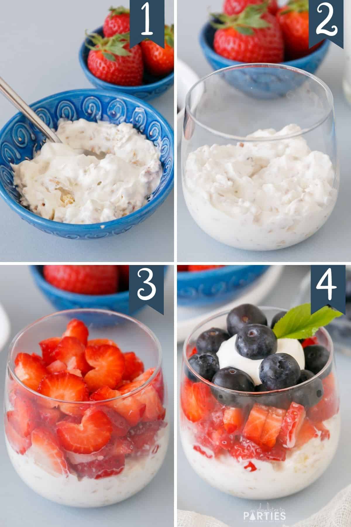 How to Make Berry Yogurt Parfaits.