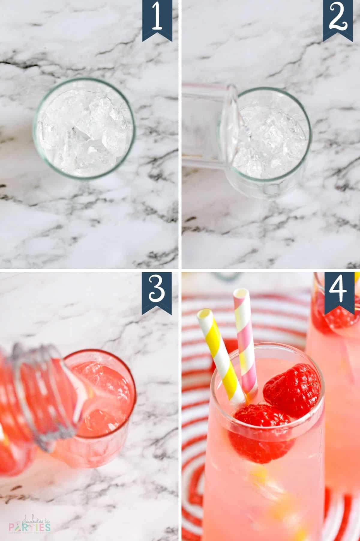How to Make Raspberry Vodka Lemonade.