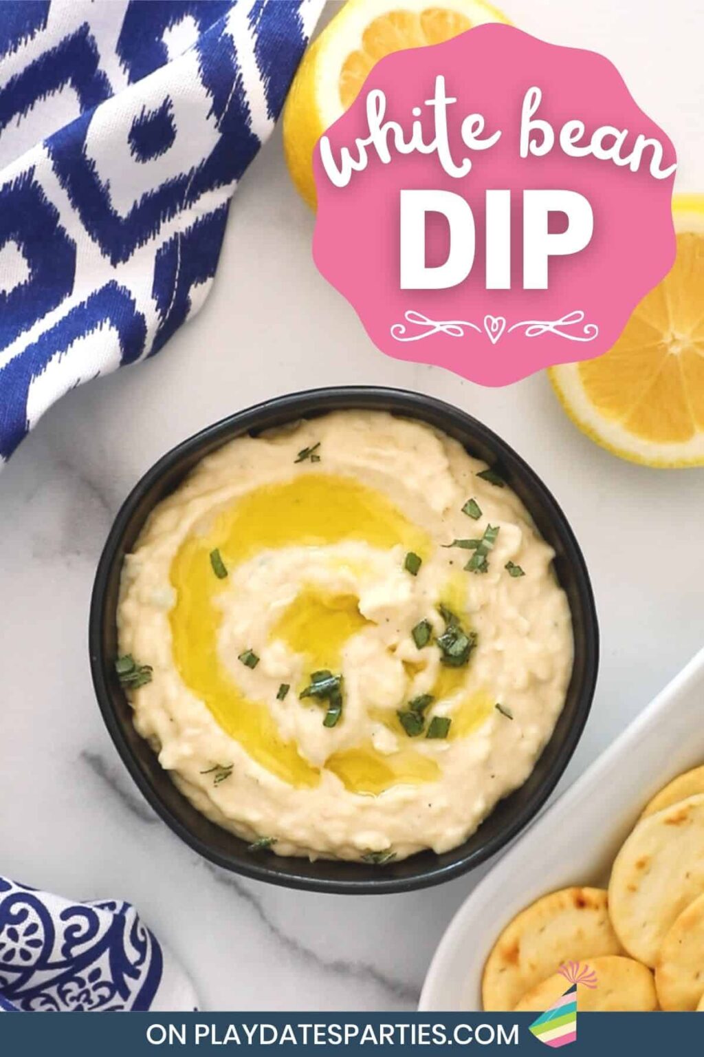 Creamy Homemade White Bean Dip