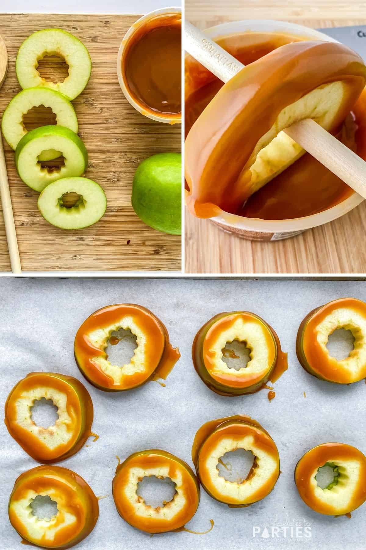 How to Make Fried Apple Rings with Caramel
