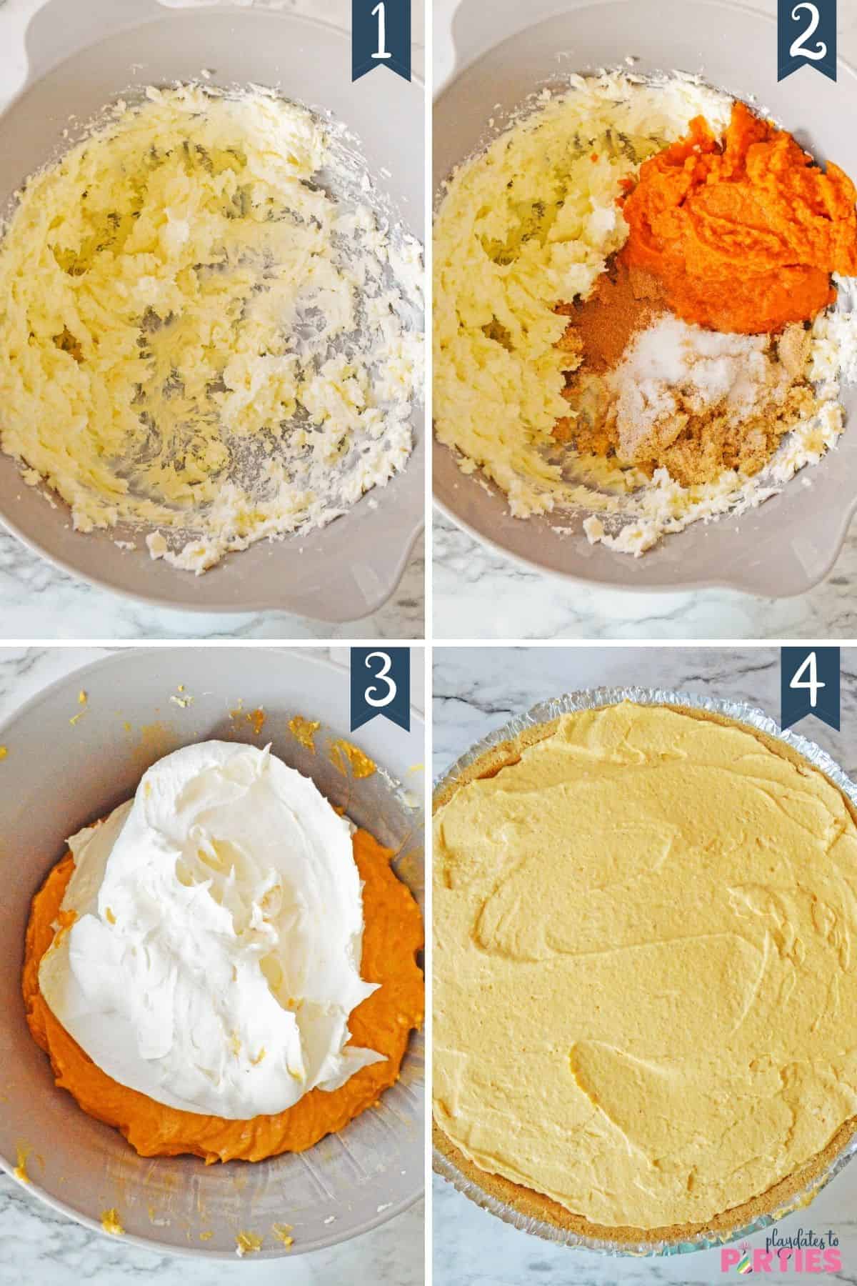 How to Make No Bake Pumpkin Cheesecake.