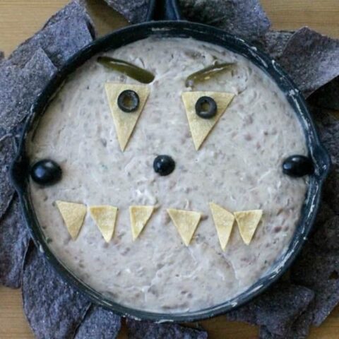 Image for Monster Bean Dip for Halloween