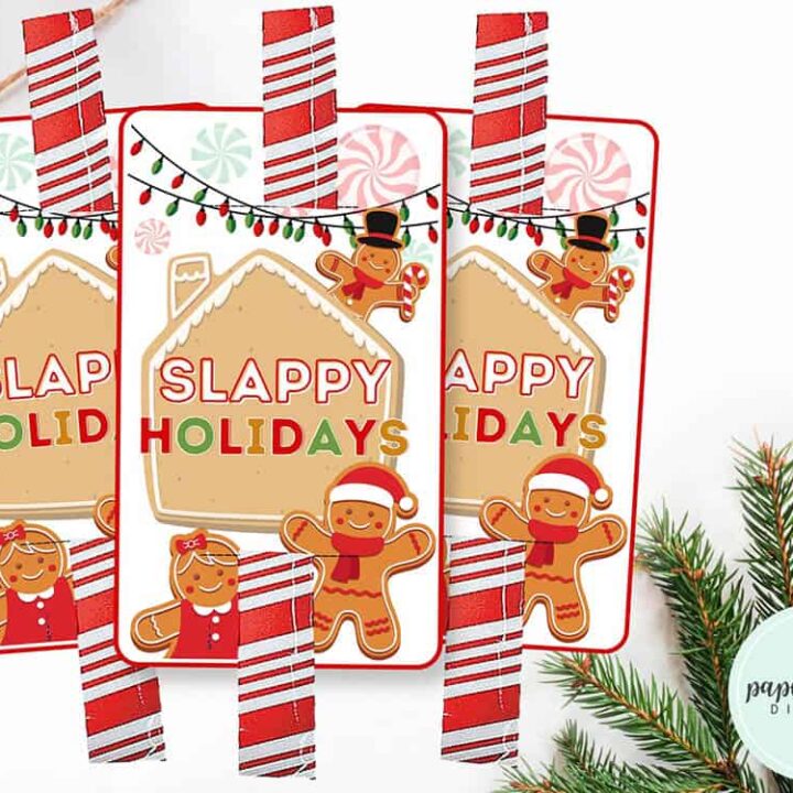 Holiday slap bracelets Christmas gift and stocking stuffer.