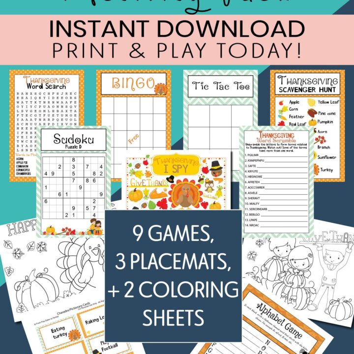Image for Thanksgiving Activity Pack