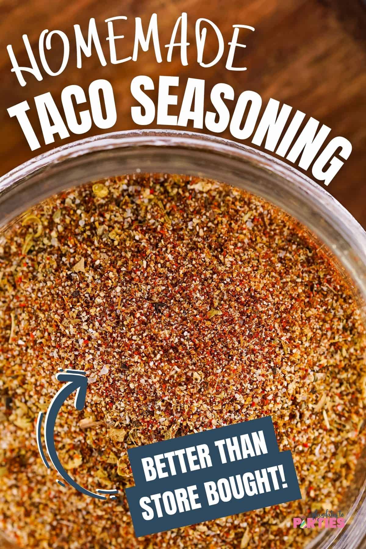 Homemade taco seasoning P1.
