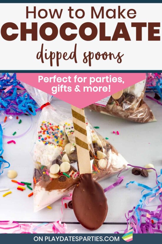 How to Make Chocolate Dipped Spoons