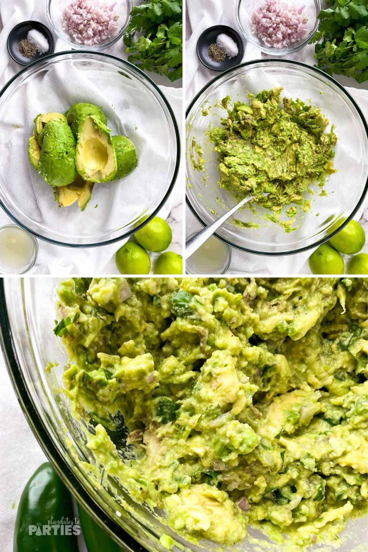 How to make easy guacamole.