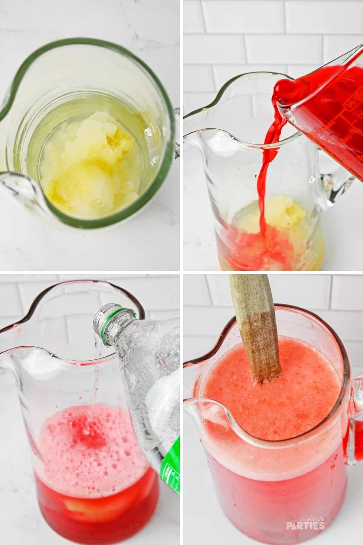 How to make cherry limeade drink.