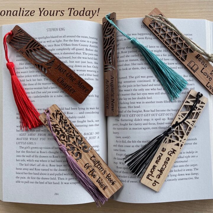 Image for Personalized Wood Bookmarks