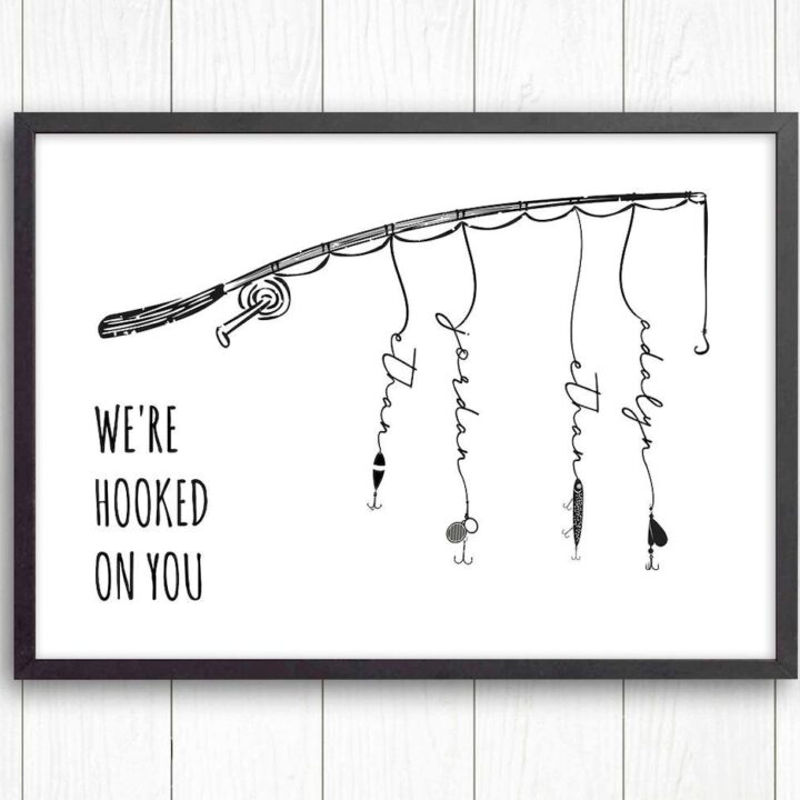 Image for We Are Hooked on Daddy Custom Canvas