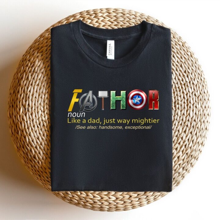 Image for Fathor Thor Avengers Shirt Father's Day Gift Avengers - Etsy