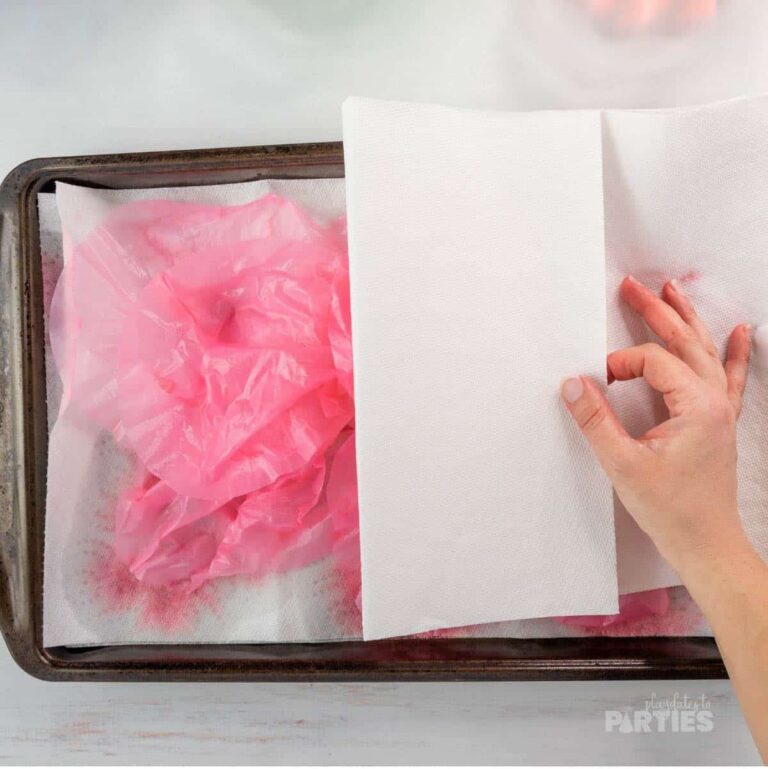 How to Dye Coffee Filters with Food Coloring