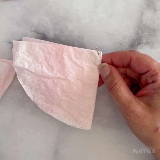 How to Make a Coffee Filter Garland