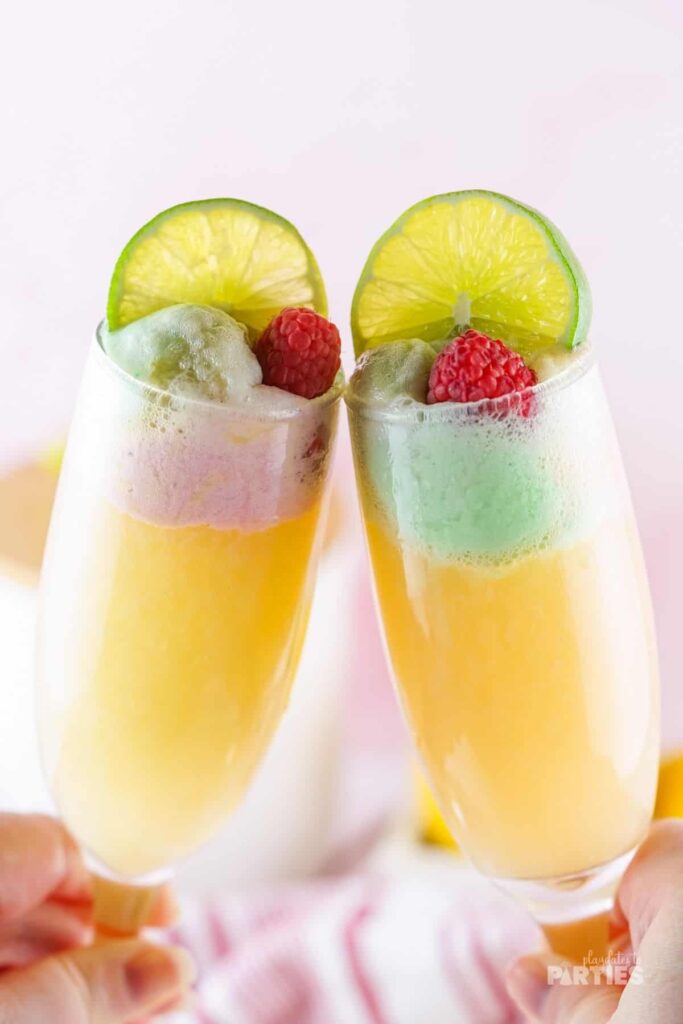 Sparkling Apple Cider Floats