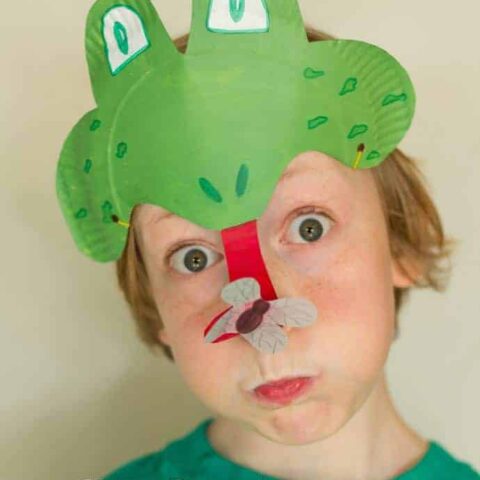 Image for PAPER PLATE FROG MASK