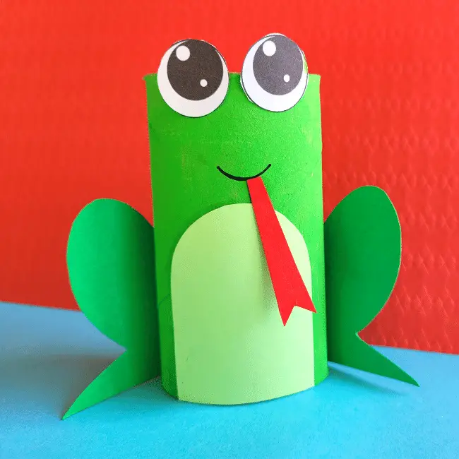 Image for Toilet Paper Roll Frog {Free Template}