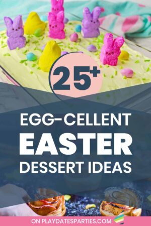 Easter Dessert Ideas Pin Image.