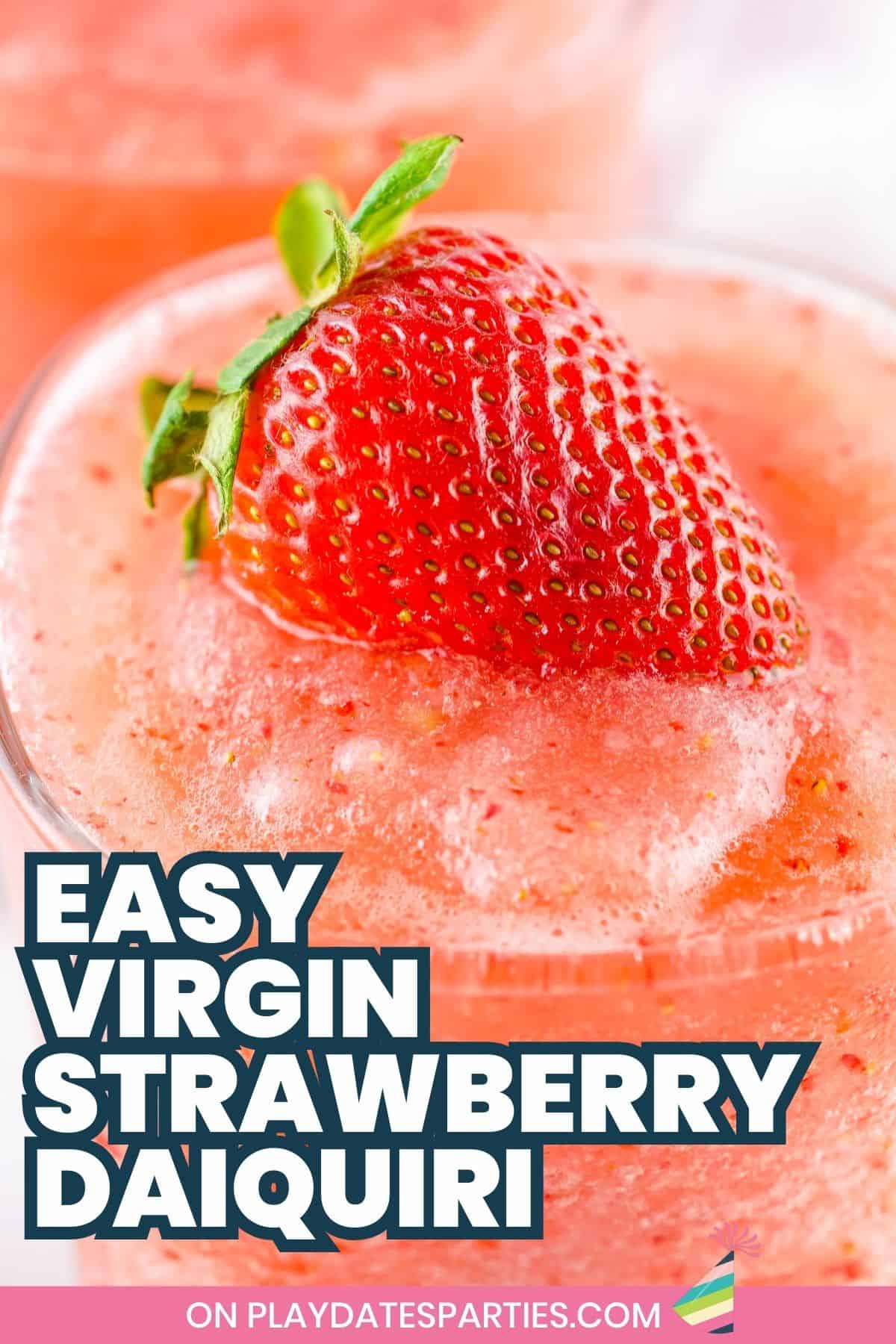 Virgin Strawberry Daiquiri pin image.