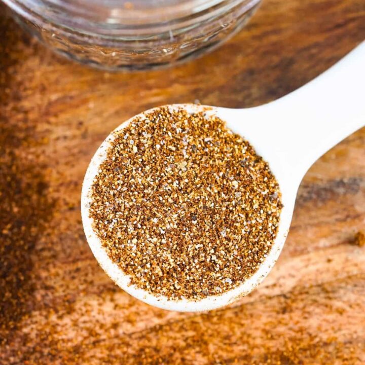 A tablespoon of chili seasoning mix.