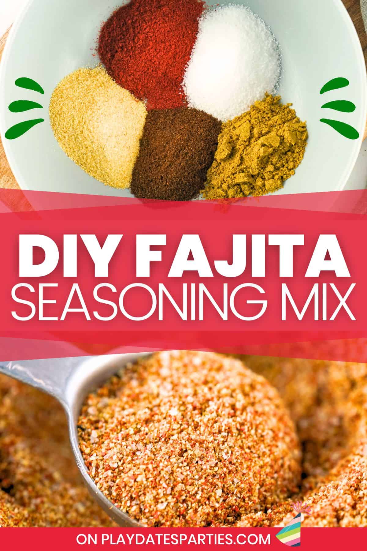 Homemade Fajita seasoning.