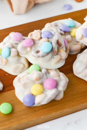 Easter Crock Pot Candy Clusters.