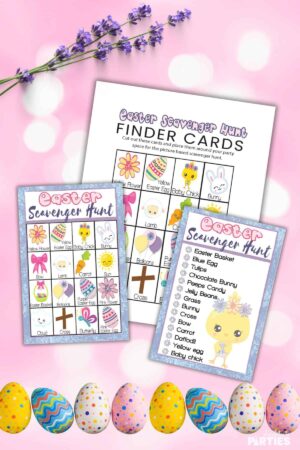 Free Printable Easter Scavenger Hunt Pages.