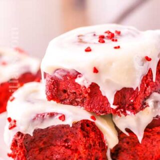 Image for Red Velvet Cinnamon Rolls