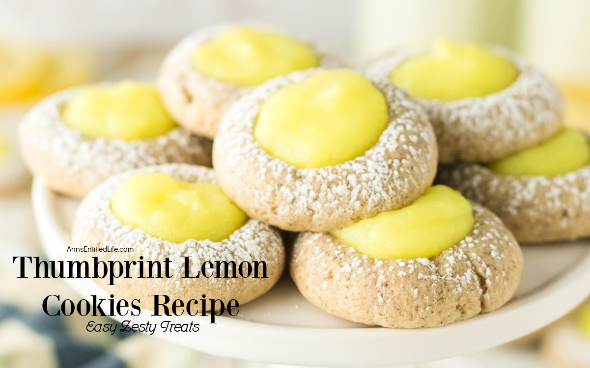 Image for Jen's Pick - Thumbprint Lemon Cookies Recipe